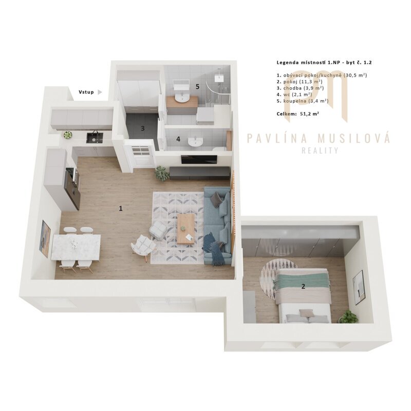 Prodej nemovitosti s projektem přestavby na 9 bytových jednotek, Frýdava u Lipna, pozemky 1 191 m²