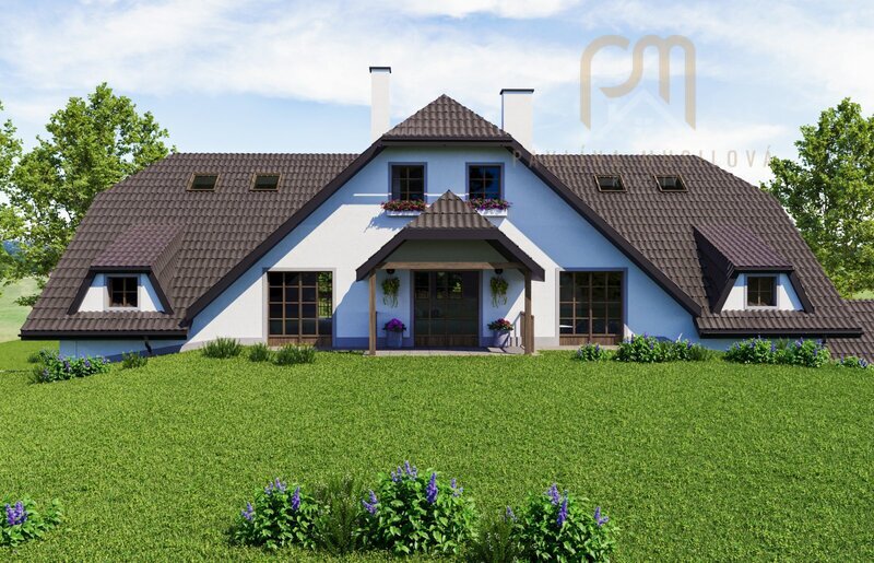 Prodej nemovitosti s projektem přestavby na 9 bytových jednotek, Frýdava u Lipna, pozemky 1 191 m²