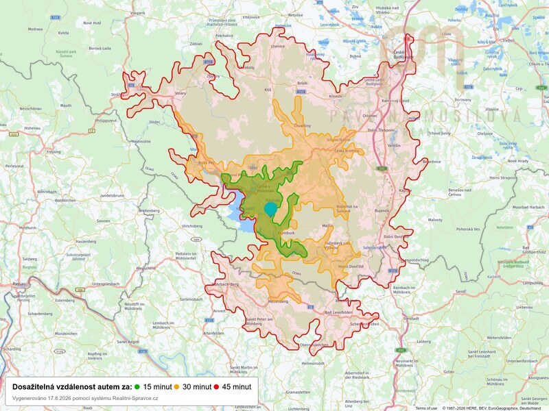 Stavební pozemek s mobilním domem, zahradou a altánem, 444 m² v  Milné u Frymburku