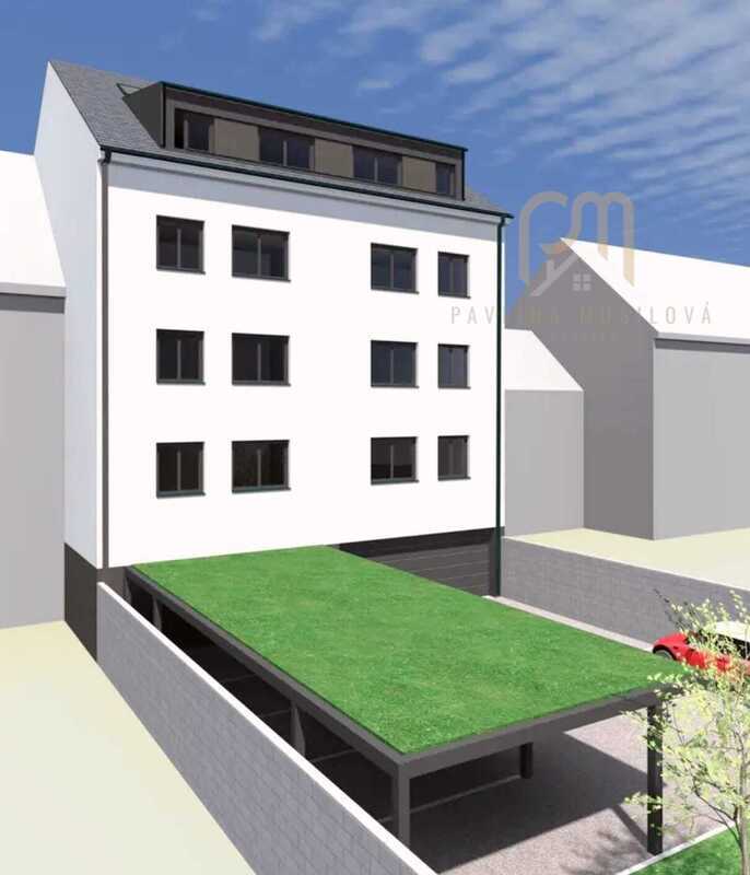 Moderní podkrovní 4kk 99 m2 s terasou a výhledem