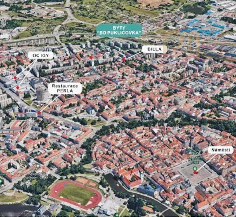 Moderní podkrovní 4kk 99 m2 s terasou a výhledem