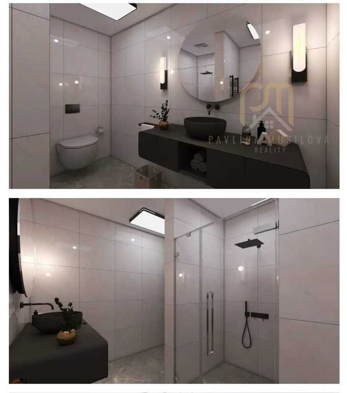 Moderní podkrovní 4kk 99 m2 s terasou a výhledem